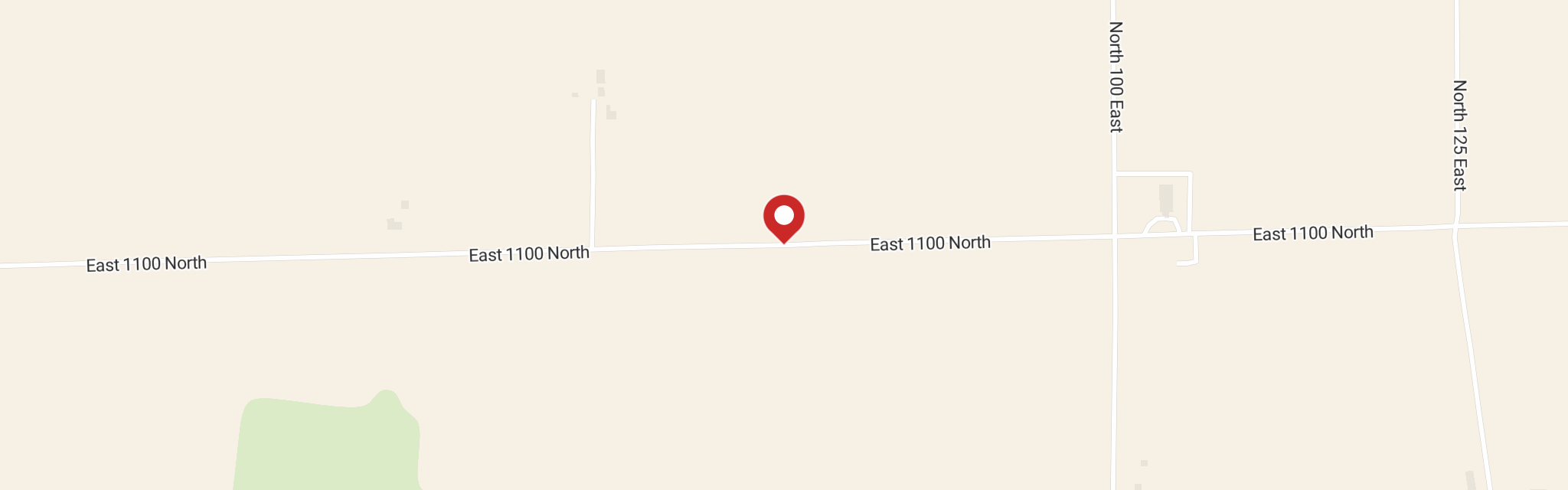 Map of Saint Peter Lutheran Church at 1033 E 1100 N, Decatur, IN 46733