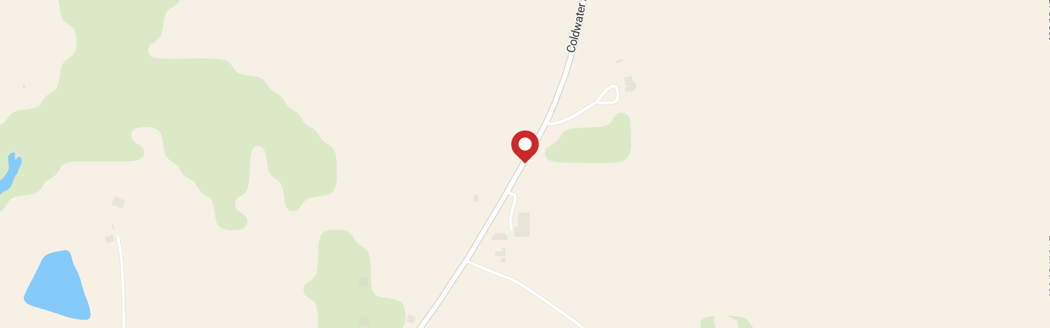 Map of St John's Lutheran Church at 30907 Coldwater Ave, Honey Creek, IA 51542