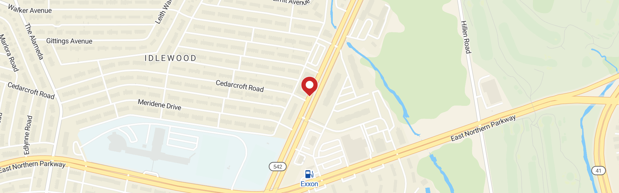 Map of Reformation Lutheran Church at 6200 Loch Raven Blvd, Baltimore, MD 21239
