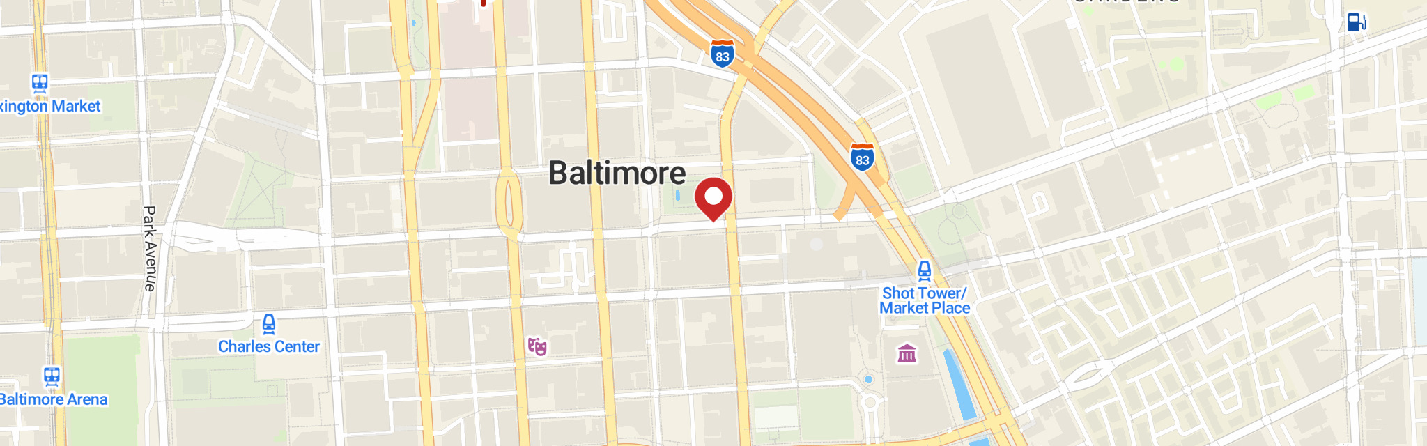 Map of Resurrection Lutheran Church at 601 Hammonds Ln, Baltimore, MD 21225