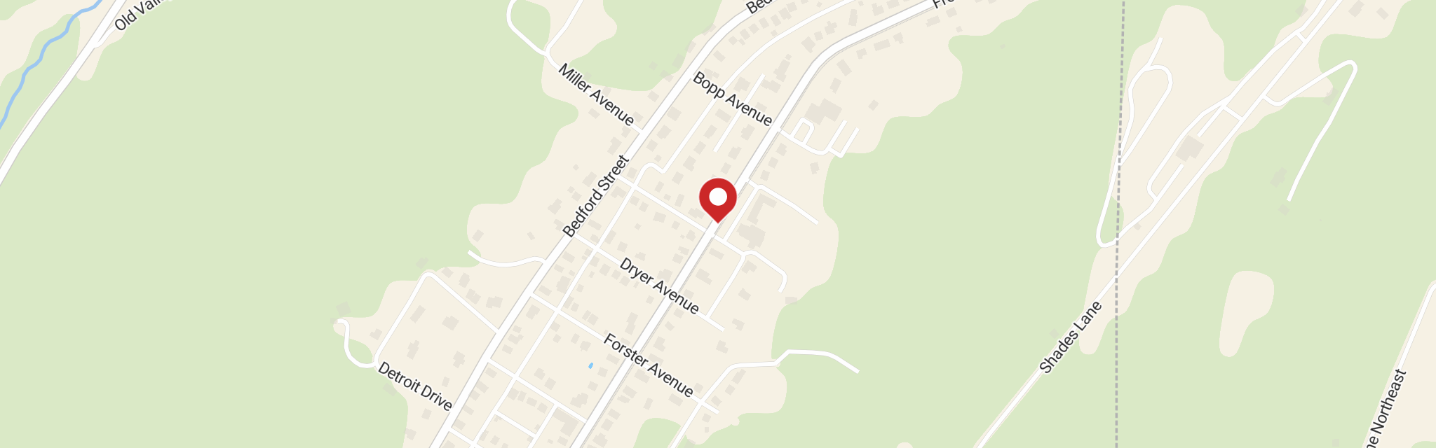 Map of St Luke's Lutheran Church at 1601 Frederick St, Cumberland, MD 21502