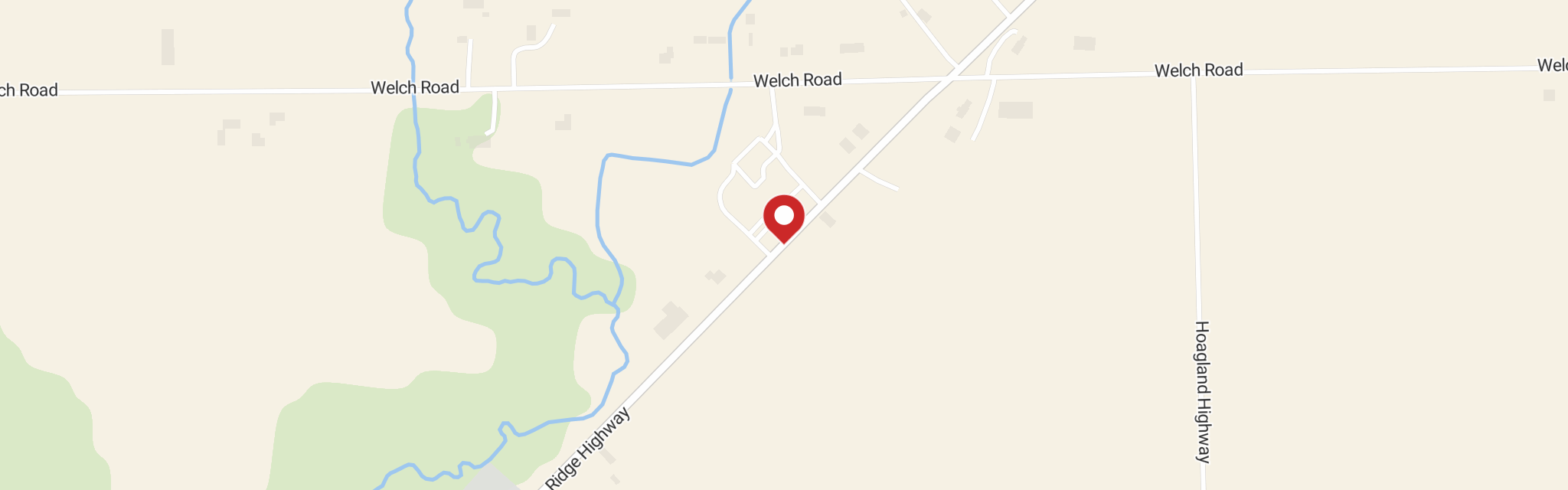 Map of Emmanuel Lutheran Church at 9950 Ridge Hwy, Britton, MI 49229
