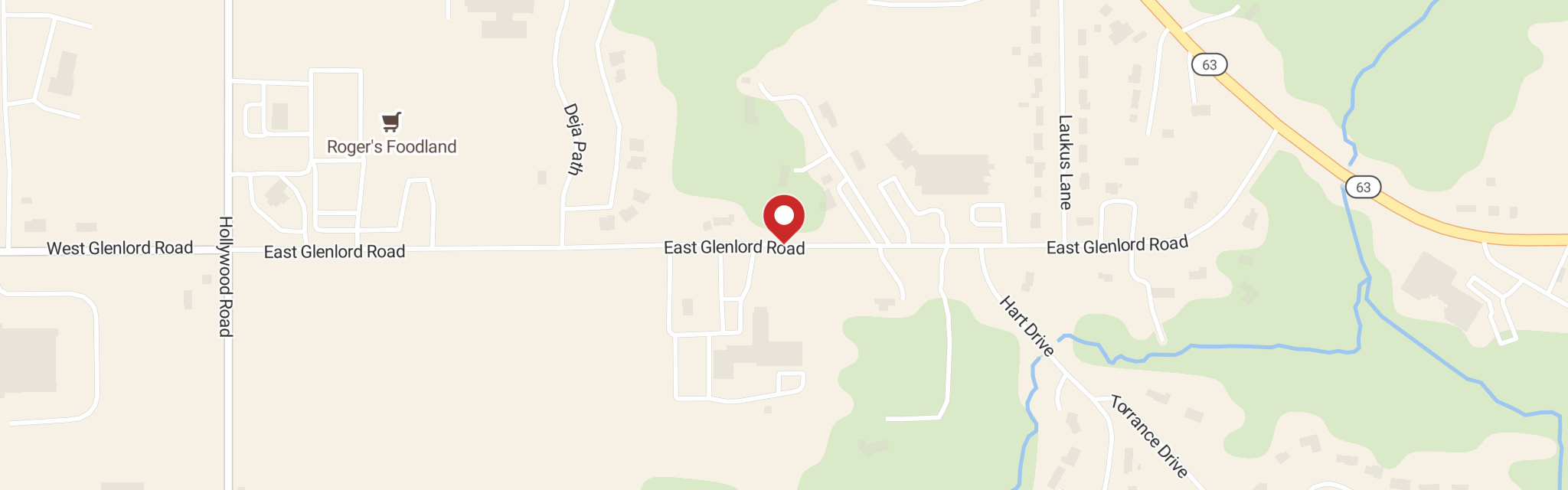 Map of Grace Lutheran Church at 404 E Glenlord Rd, St Joseph, MI 49085