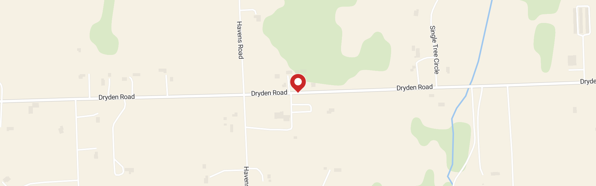 Map of Holy Redeemer Lutheran Church at 4538 Dryden Rd, Dryden, MI 48428