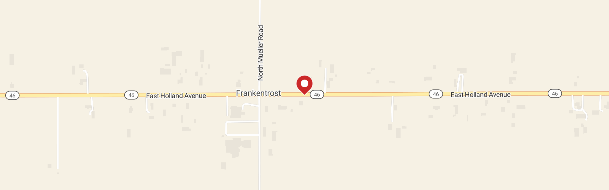Map of Immanuel Lutheran Church at 8220 E Holland Rd, Saginaw, MI 48601