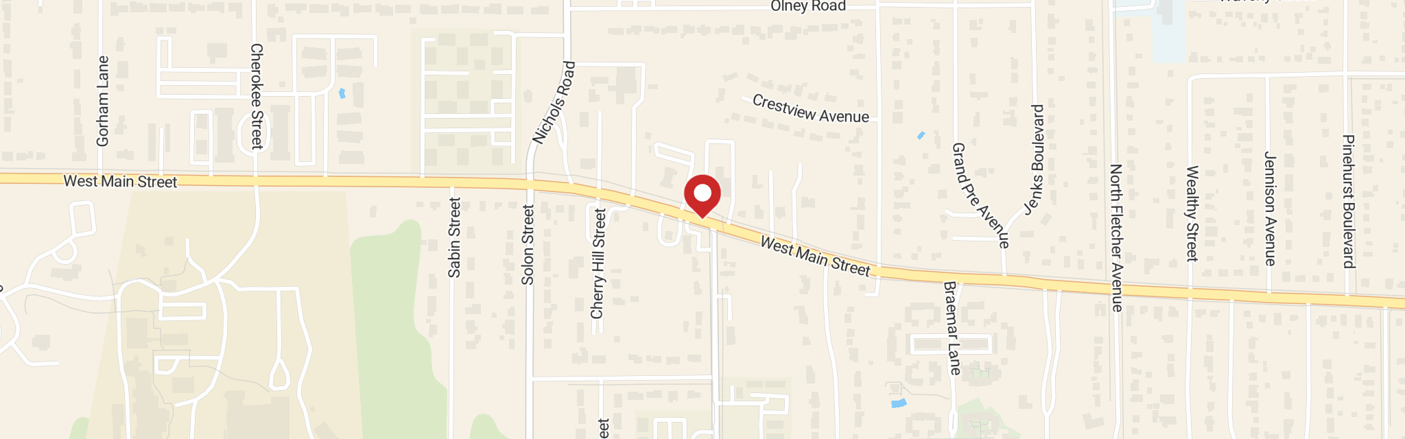 Map of Immanuel Lutheran Church at 3000 W Main St, Kalamazoo, MI 49006