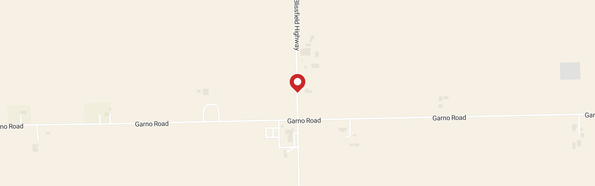 Map of Immanuel Lutheran Church at 1500 Blissfield Hwy, Palmyra, MI 49268