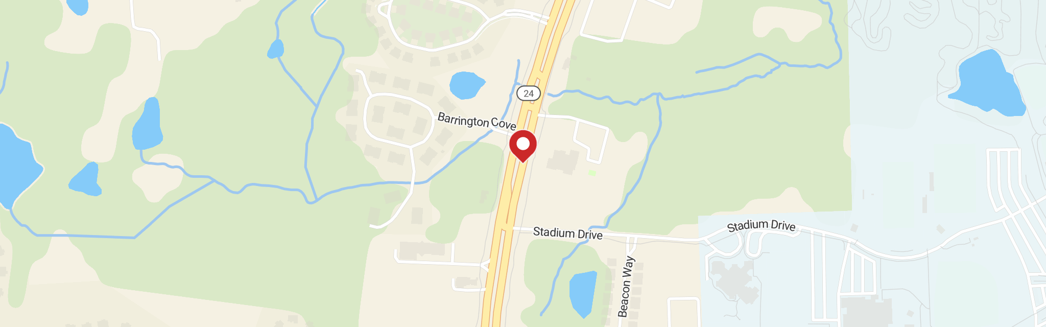 Map of King of Kings Lutheran Church at 1715 S Lapeer Rd, Lake Orion, MI 48360