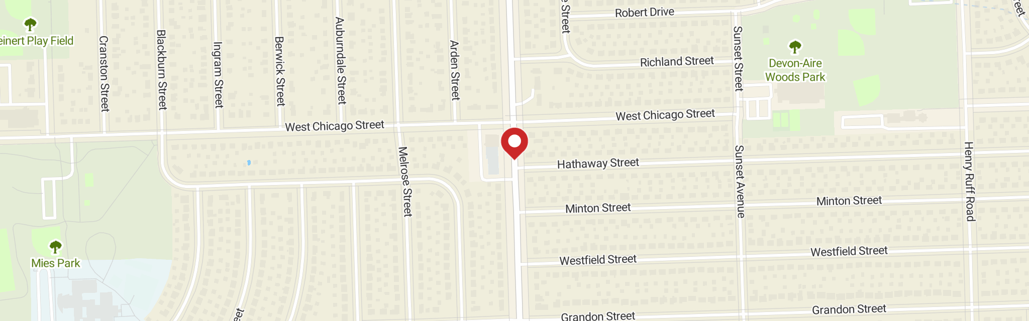 Map of Peace Lutheran Church at 9415 Merriman Rd, Livonia, MI 48150