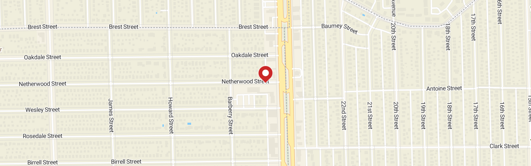 Map of Peace Lutheran Church at 12825 Netherwood St, Southgate, MI 48195