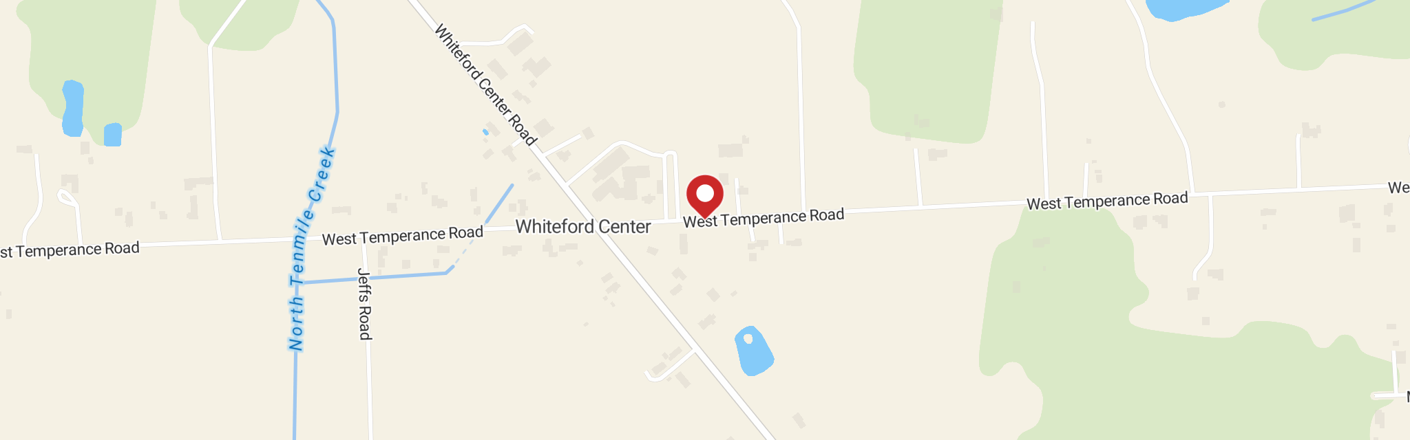 Map of St Michael Lutheran Church at 5790 W Temperance Rd, Ottawa Lake, MI 49267