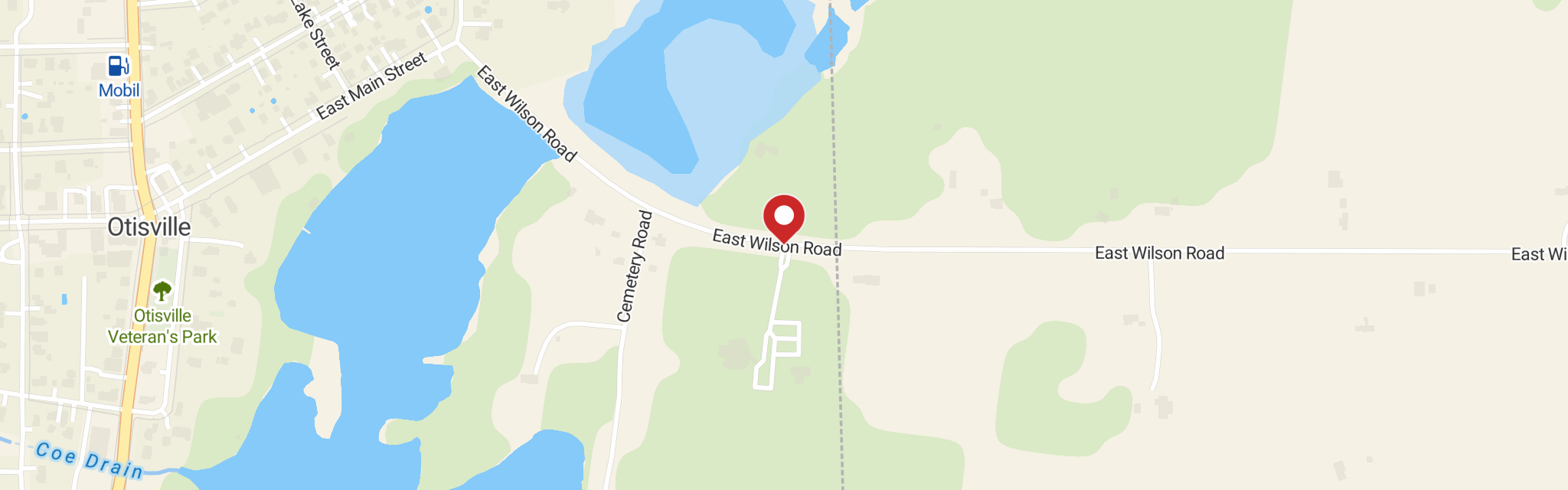 Map of St Timothy Lutheran Church at 450 Wilson Rd, Otisville, MI 48463