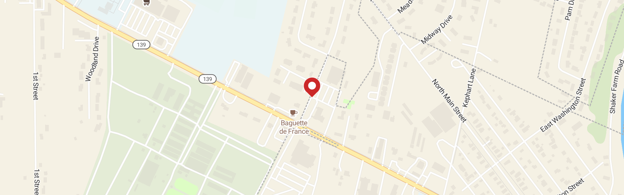 Map of Trinity Lutheran Church at 9123 George Ave, Berrien Springs, MI 49103