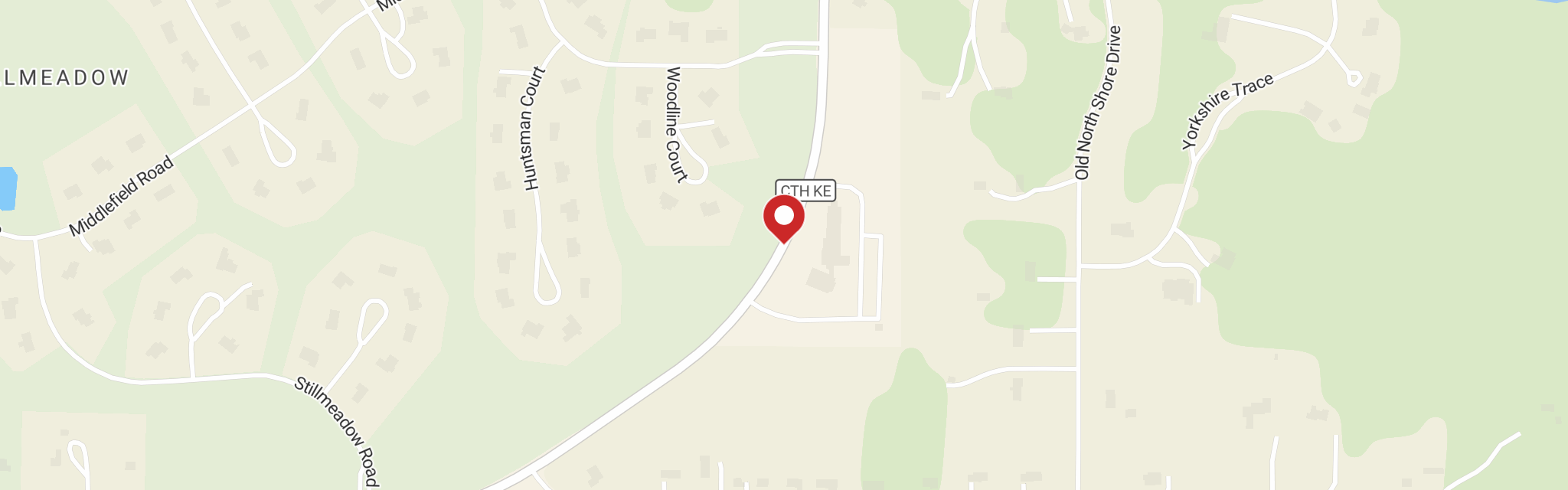 Map of Church of Resurrection at W287N3700 N Shore Dr, Pewaukee, WI 53072