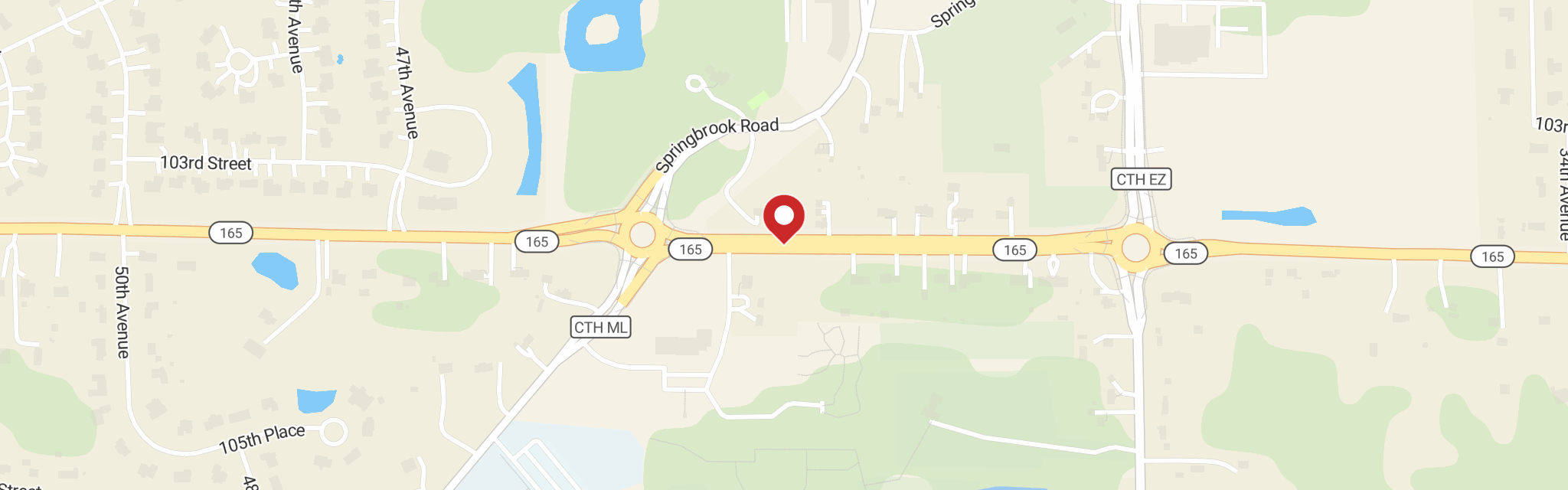 Map of Good Shepherd Lutheran Church at 4311 104th St, Pleasant Prairie, WI 53158