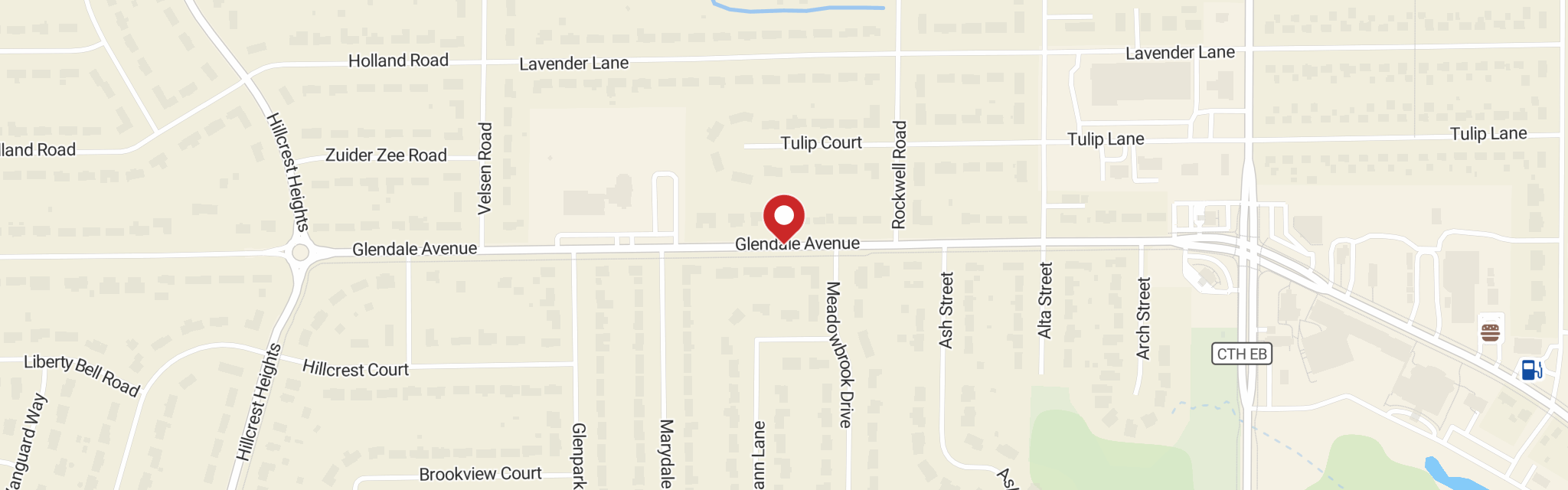 Map of Good Shepherd Lutheran Church at 2736 Glendale Ave, Green Bay, WI 54313