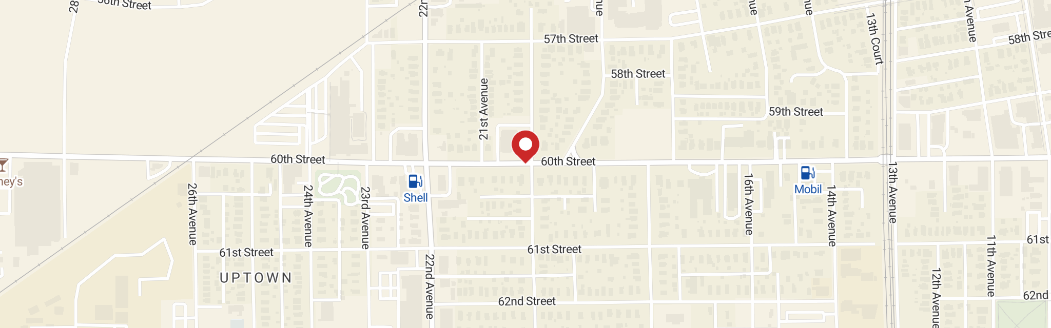 Map of Grace Lutheran Church at 2006 60th St, Kenosha, WI 53140
