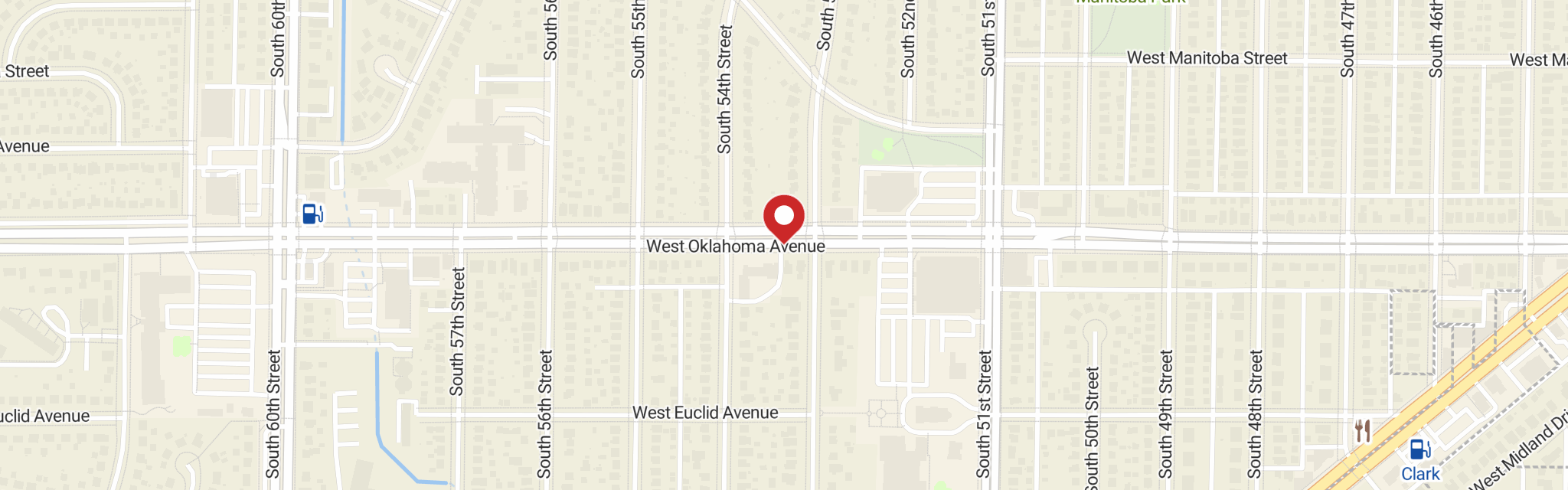 Map of Oklahoma Avenue Lutheran Schl at 5335 W Oklahoma Ave, Milwaukee, WI 53219