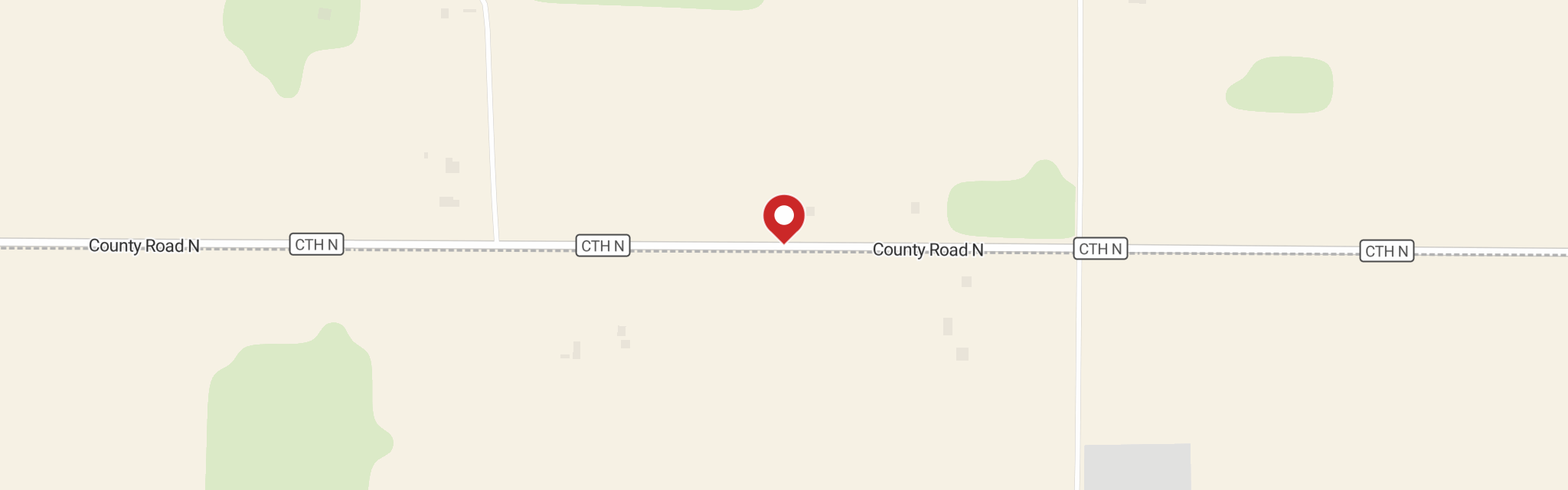 Map of Our Savior's Lutheran Church at W5352 County Road N, Beldenville, WI 54003