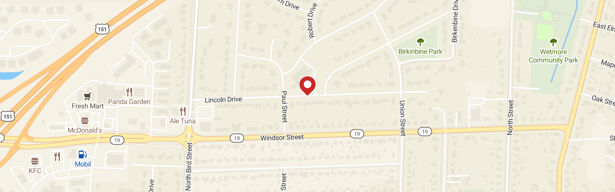 Map of Our Saviour's Lutheran Church at 550 Lincoln Dr, Sun Prairie, WI 53590