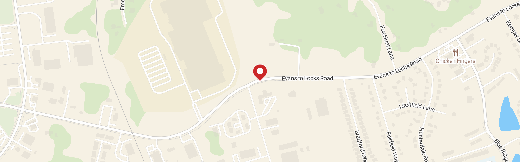 Map of Christ the King Lutheran at 4232 Evans to Locks Rd, Evans, GA 30809