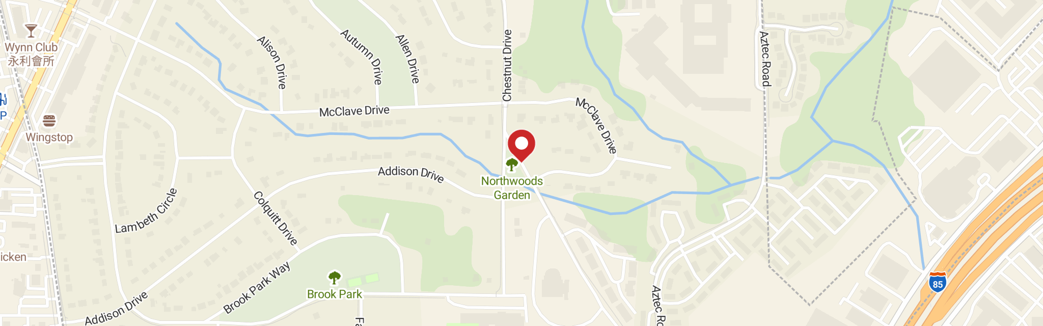 Map of St Michael's Lutheran Church at 3323 Chestnut Dr, Doraville, GA 30340