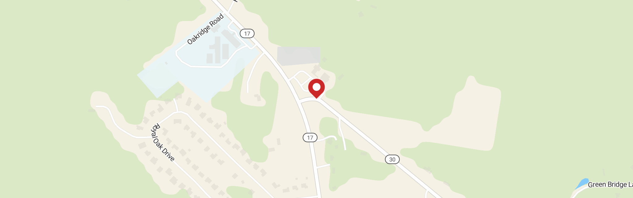 Map of Zion Lutheran Church at 121 Noel C Conaway Rd, Guyton, GA 31312