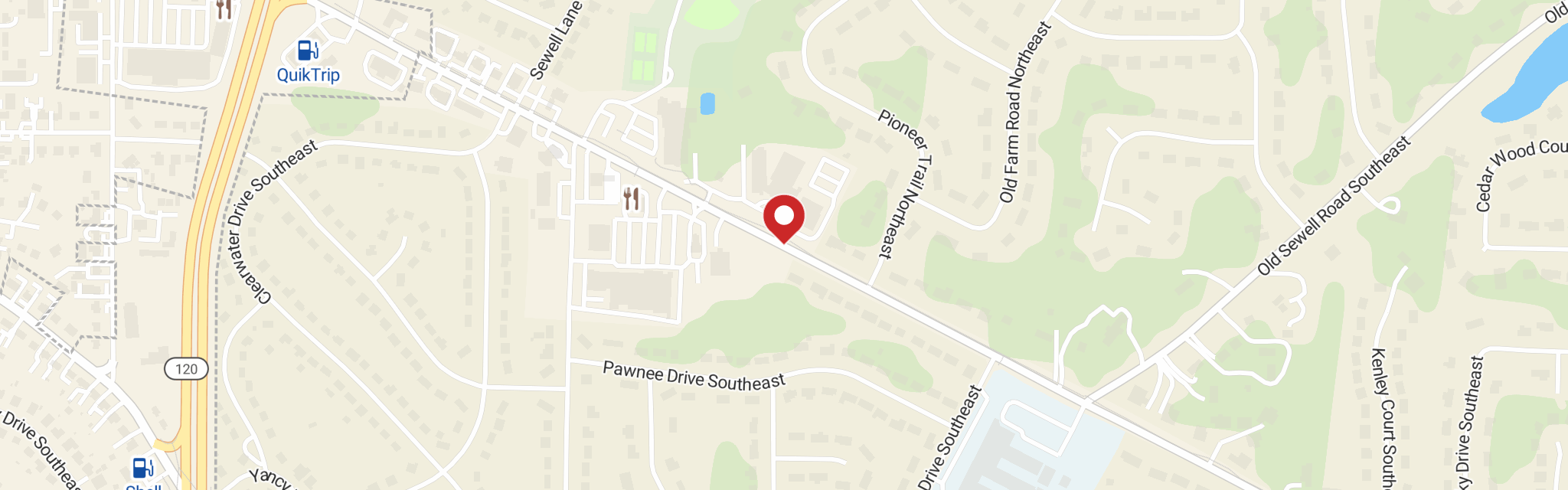 Map of Faith Lutheran Church-Missouri at 2111 Lower Roswell Rd, Marietta, GA 30068